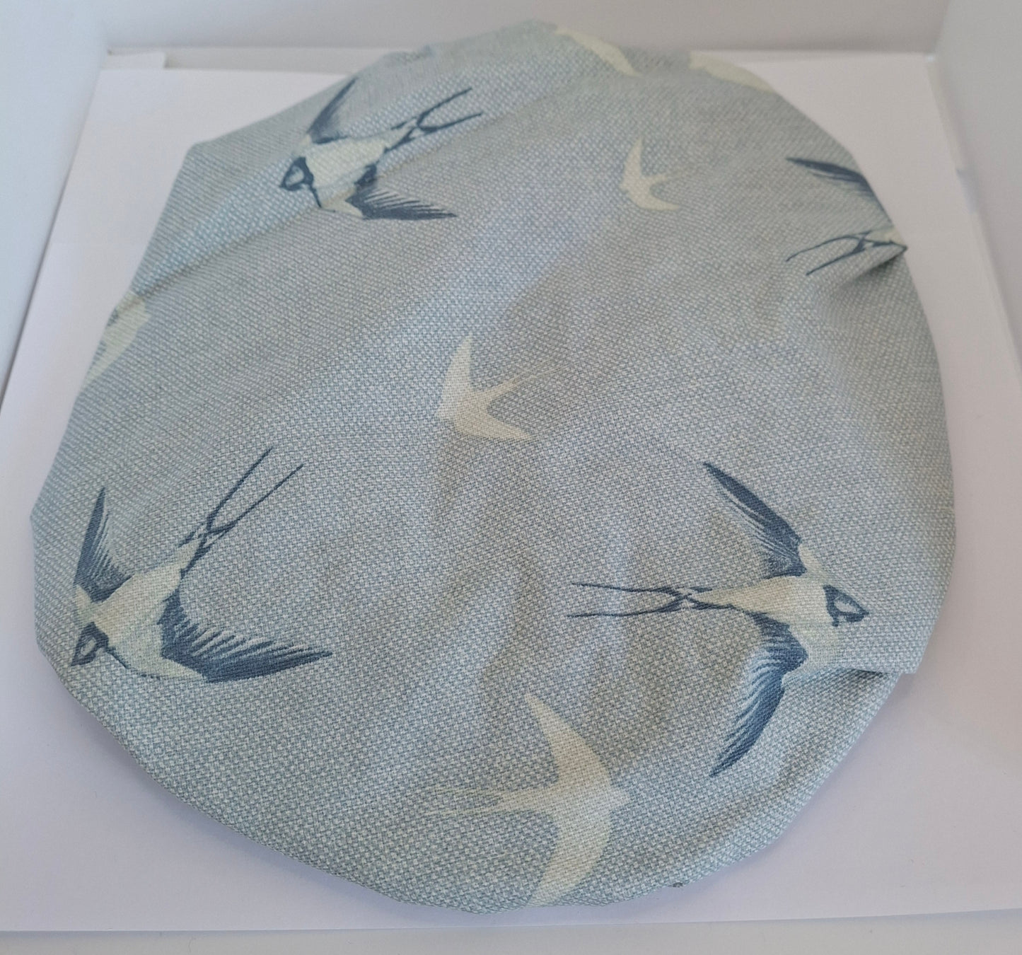 Shower Cap - Swallows - Pink Trim