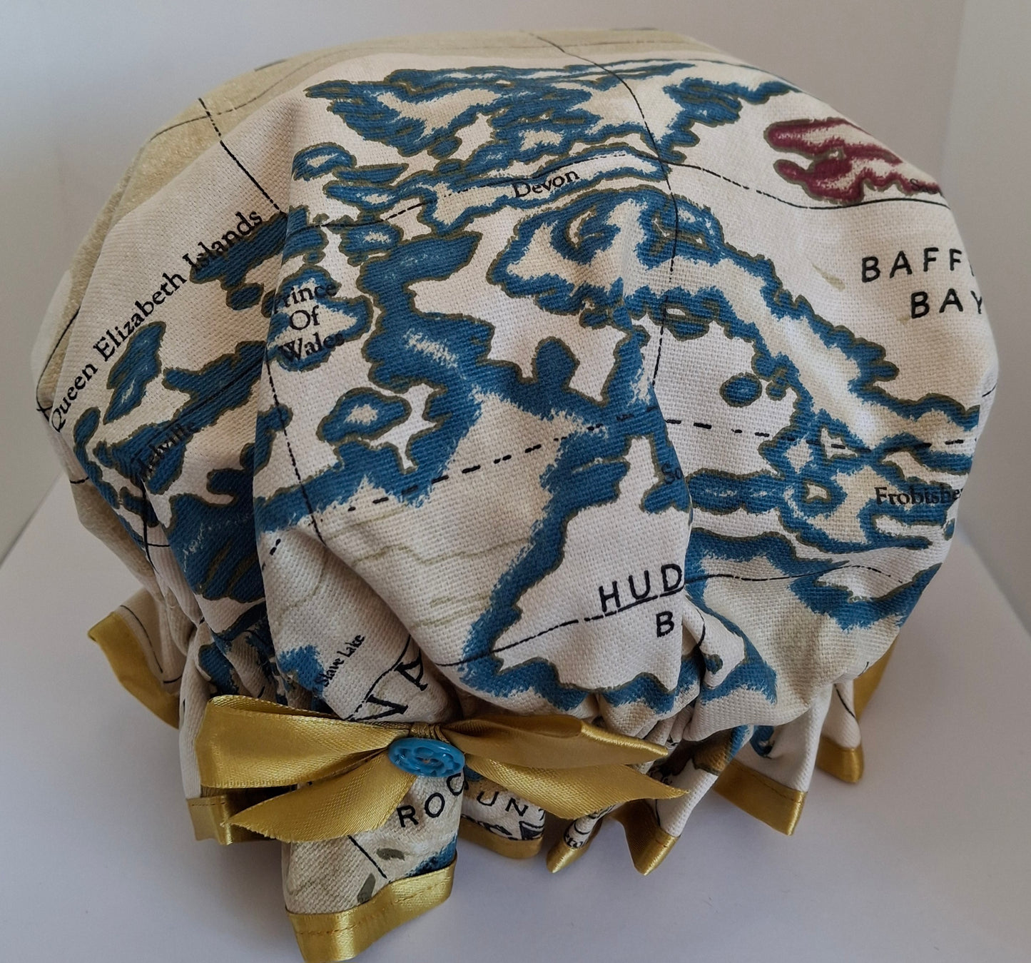 Map Shower Cap & Wash Bag Gift Set