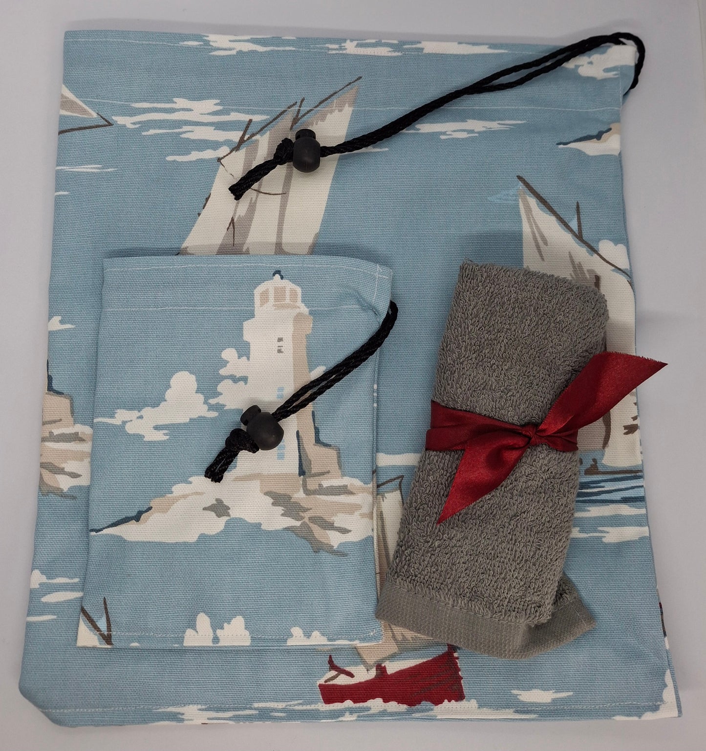 Sailing Ships Shower Cap & Wash Bag Gift Set