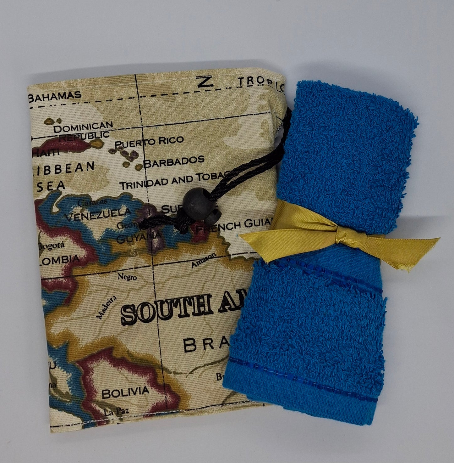 Wash Bag Set - Map