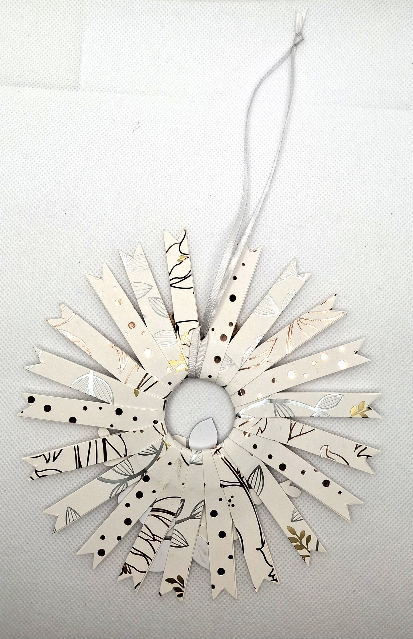 Silver and Gold Mini Wreath