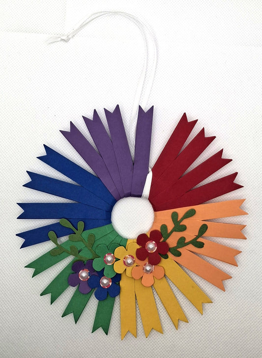 Rainbow Mini Wreath