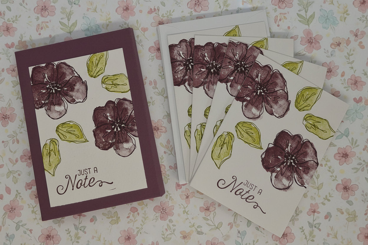 Set of 4 Notelets - Choice of Designs
