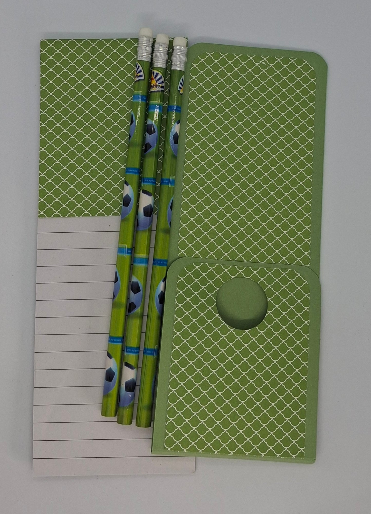 Notepad & Pencils Set- Choice of Designs