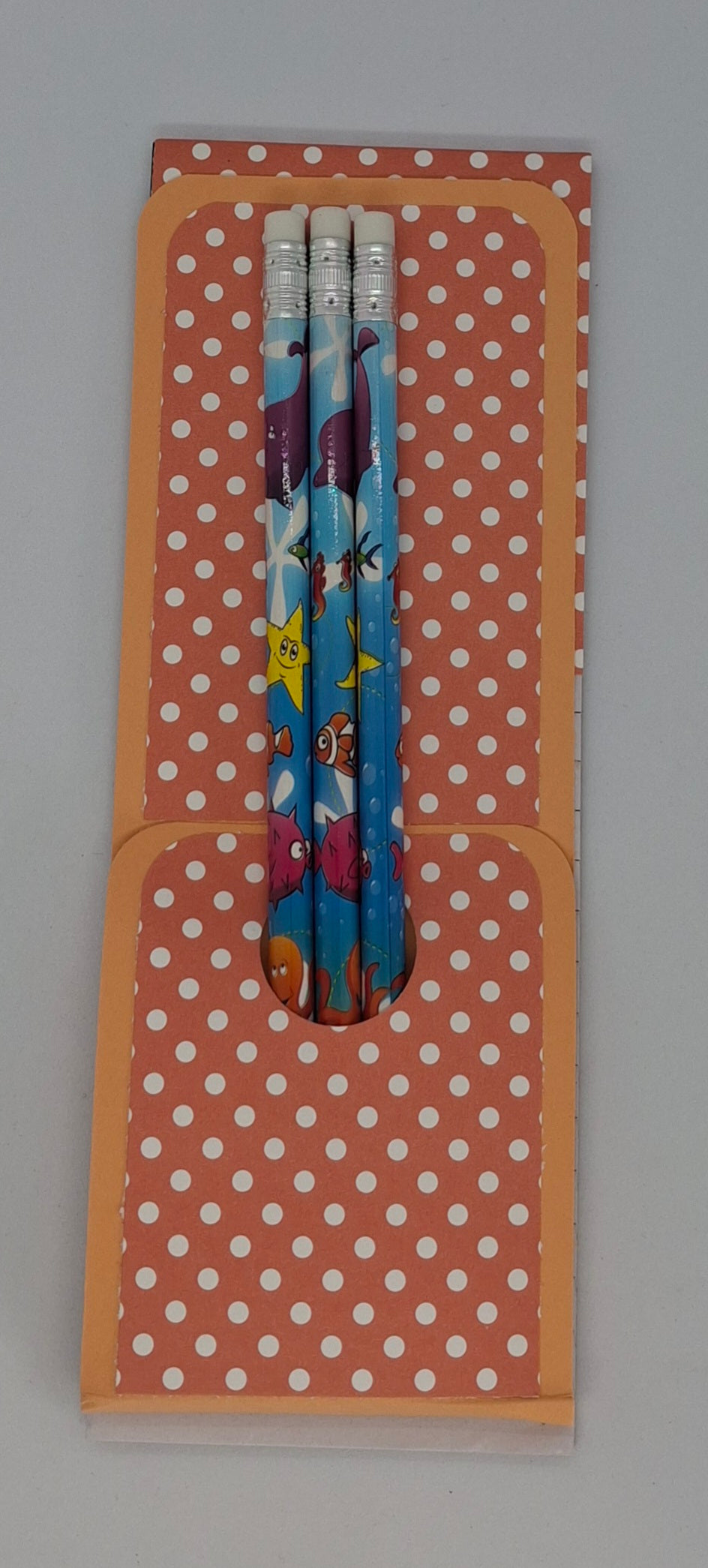 Notepad & Pencils Set- Choice of Designs