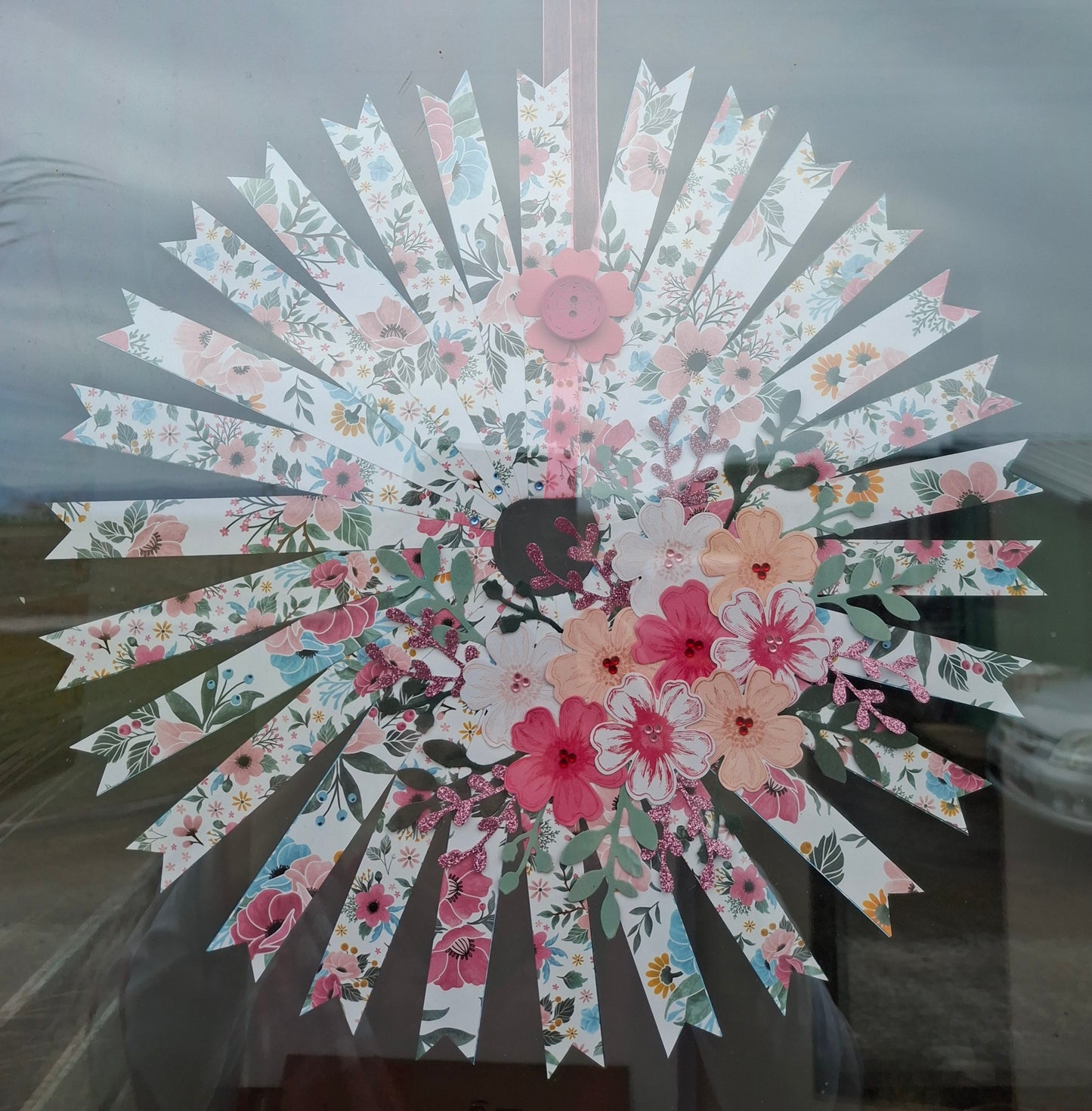 Large Wreath - Pink Floral