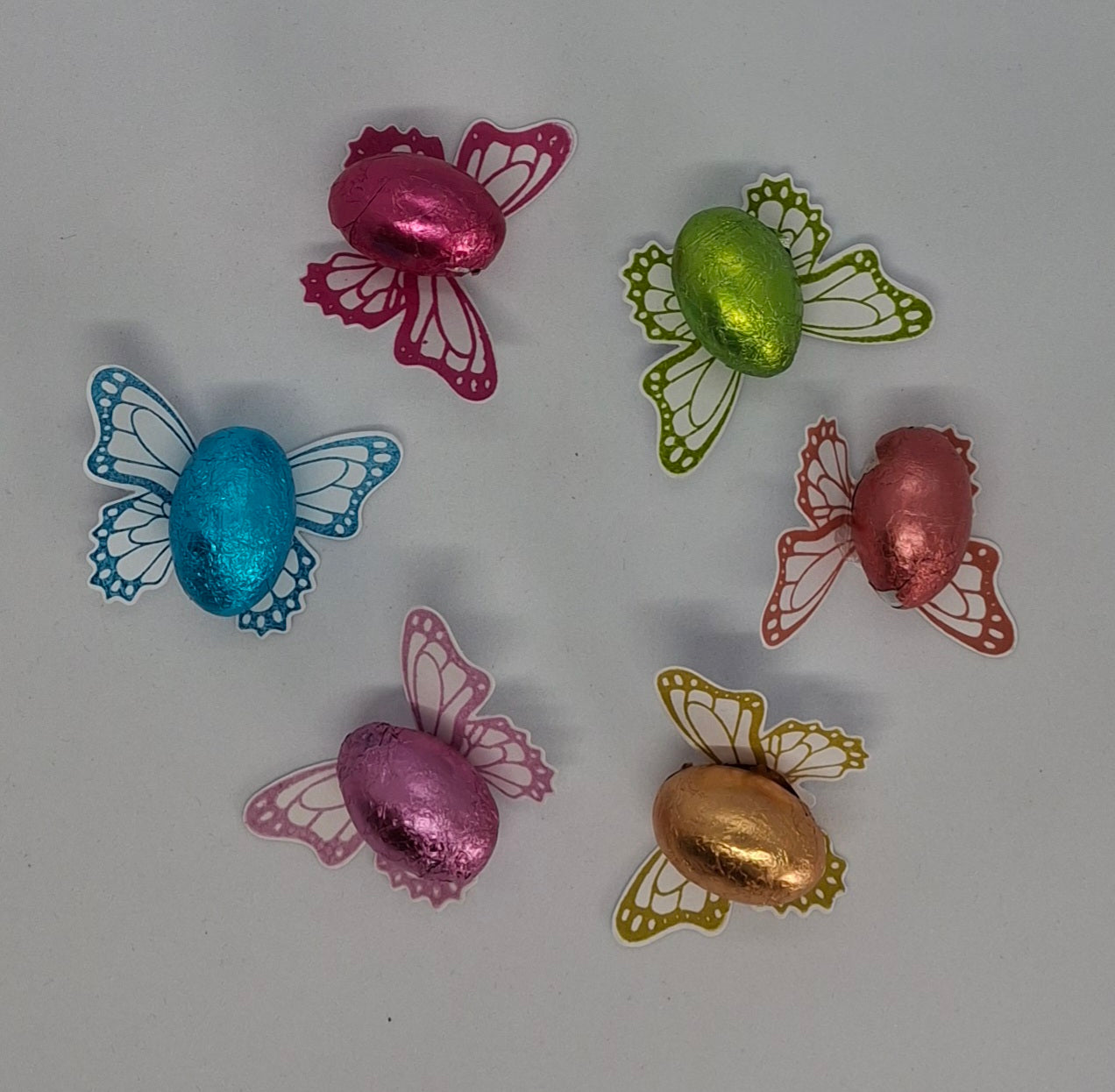 Chocolate Butterflies - Kaleidoscope of 6 different colours