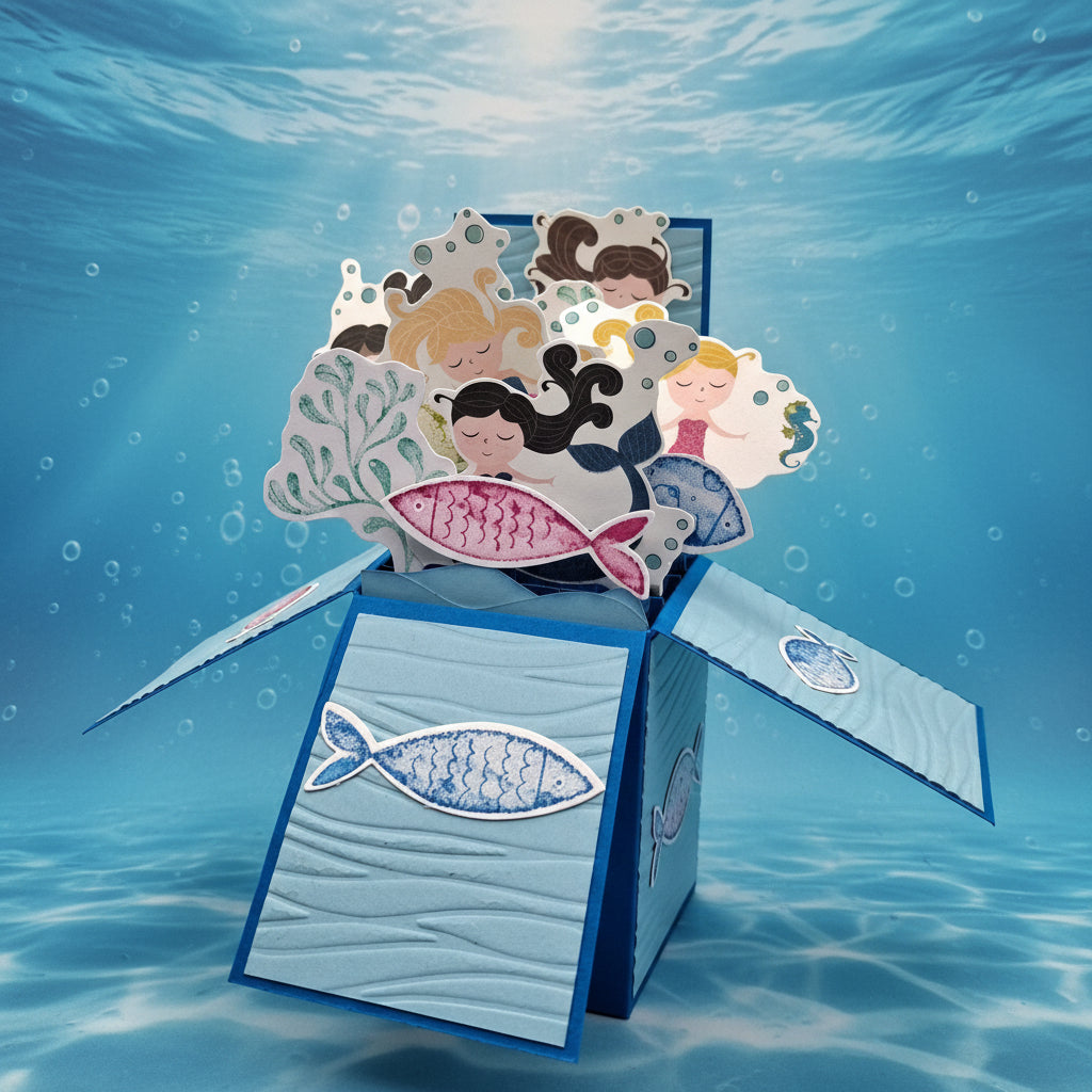 Pop-Up Mermaid Card
