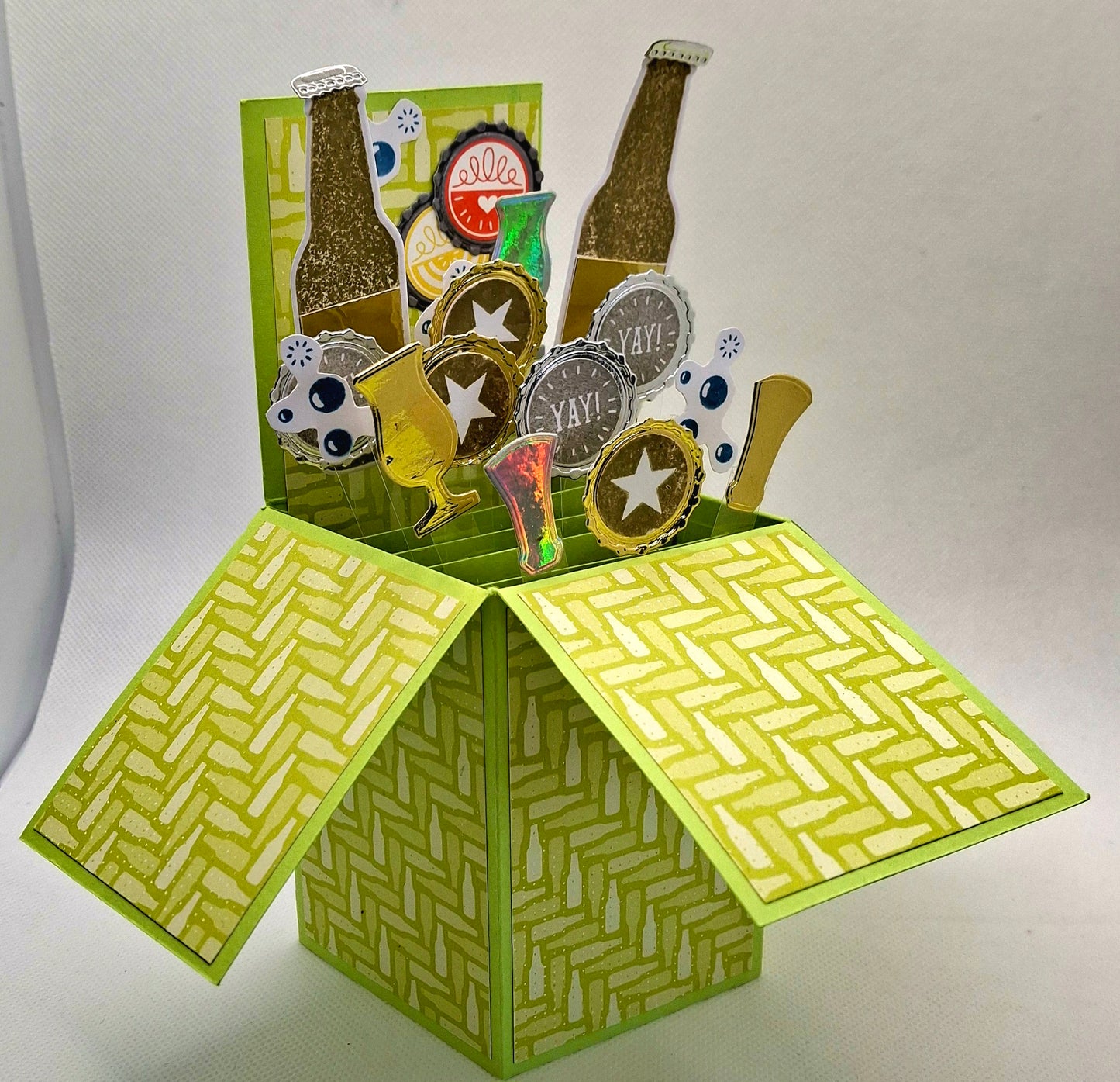 Pop-Up Celebration Card - Lime