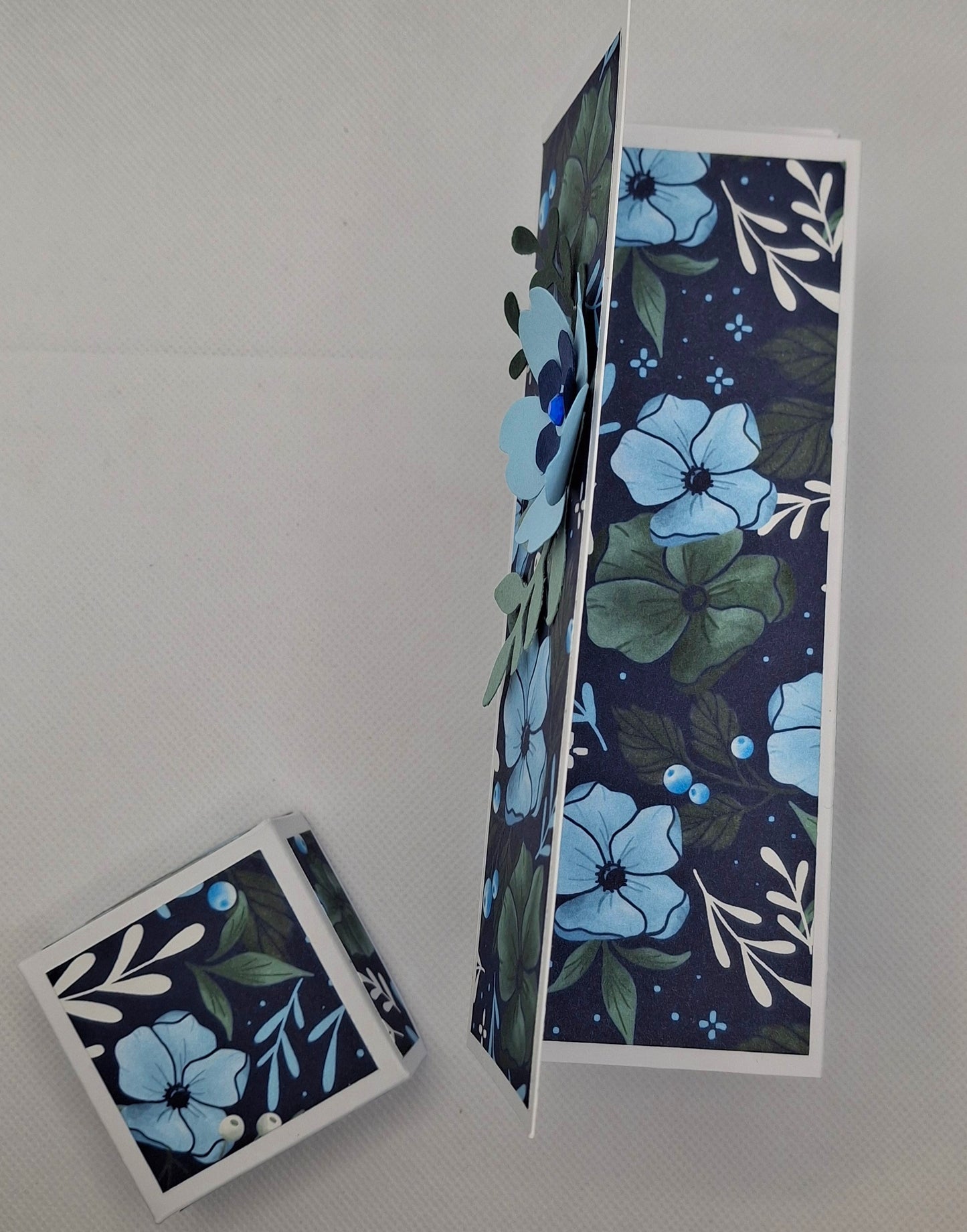 Stacker Box - Blue Floral