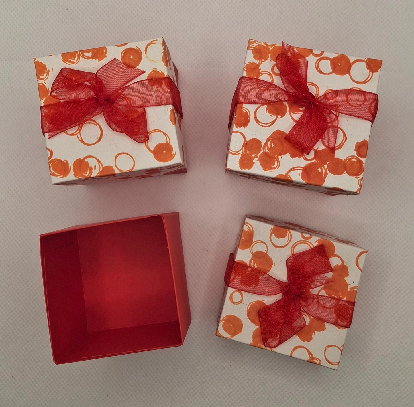 Small Square Lidded Boxes - Choice of Designs