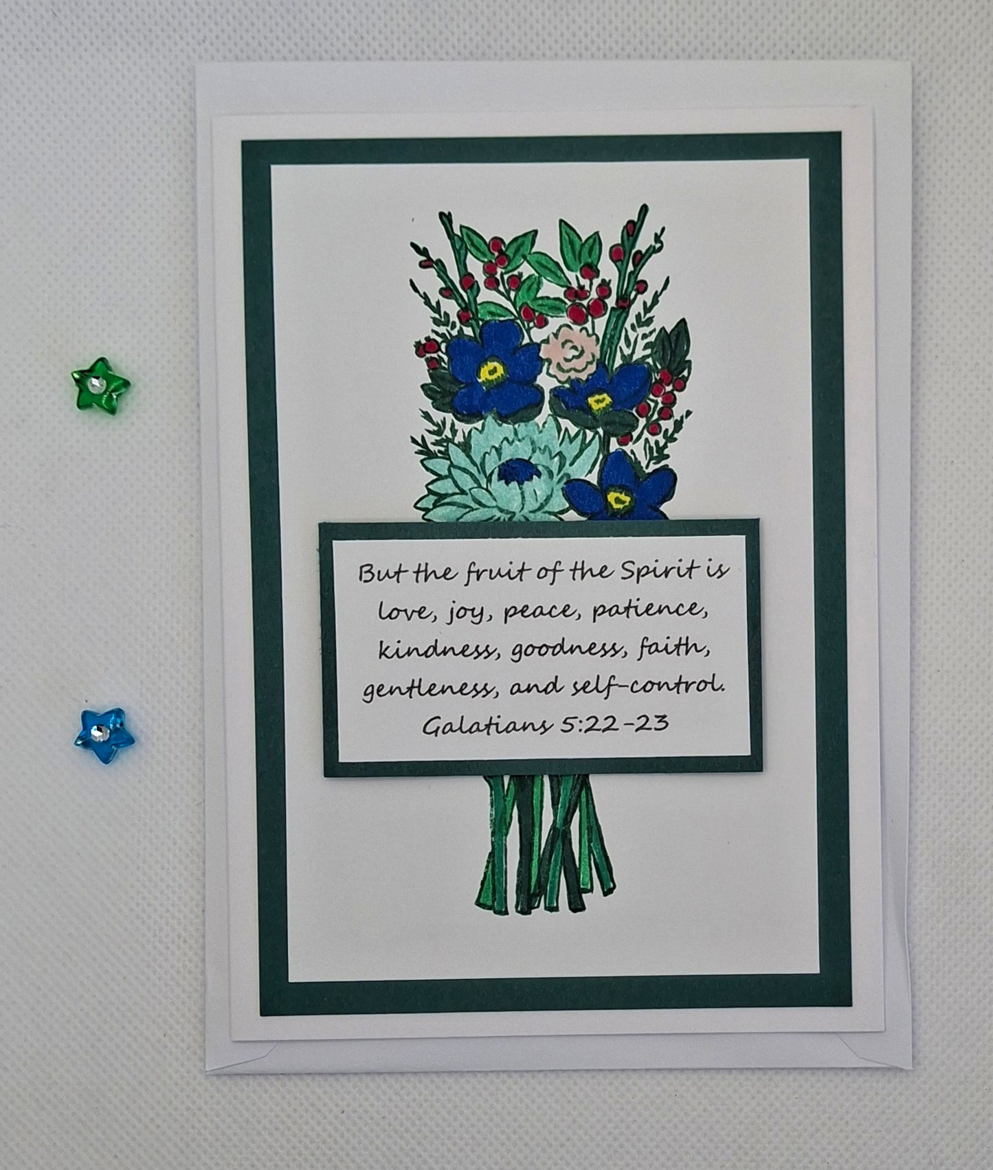 Bible Verse Card - Galatians 5:22-23
