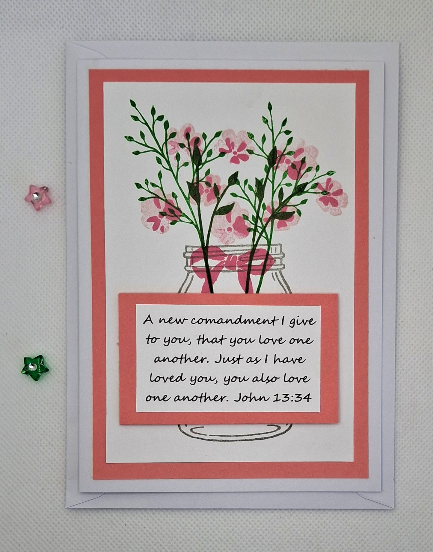 Bible Verse Card - John 13:34