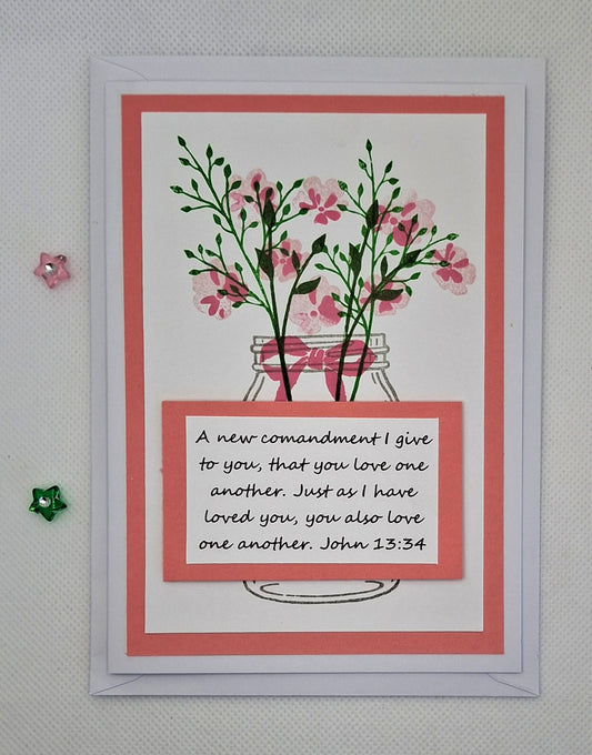 Bible Verse Card - John 13:34