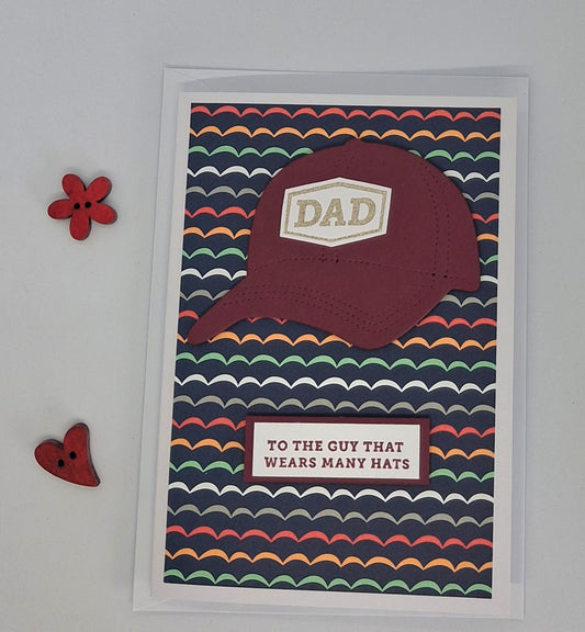 Father's Day Baseball Cap Card