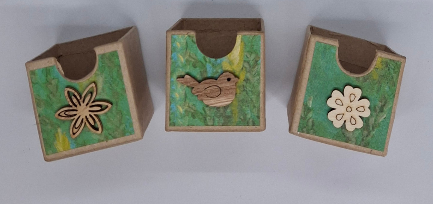 Hand Decorated 25 Drawer Case