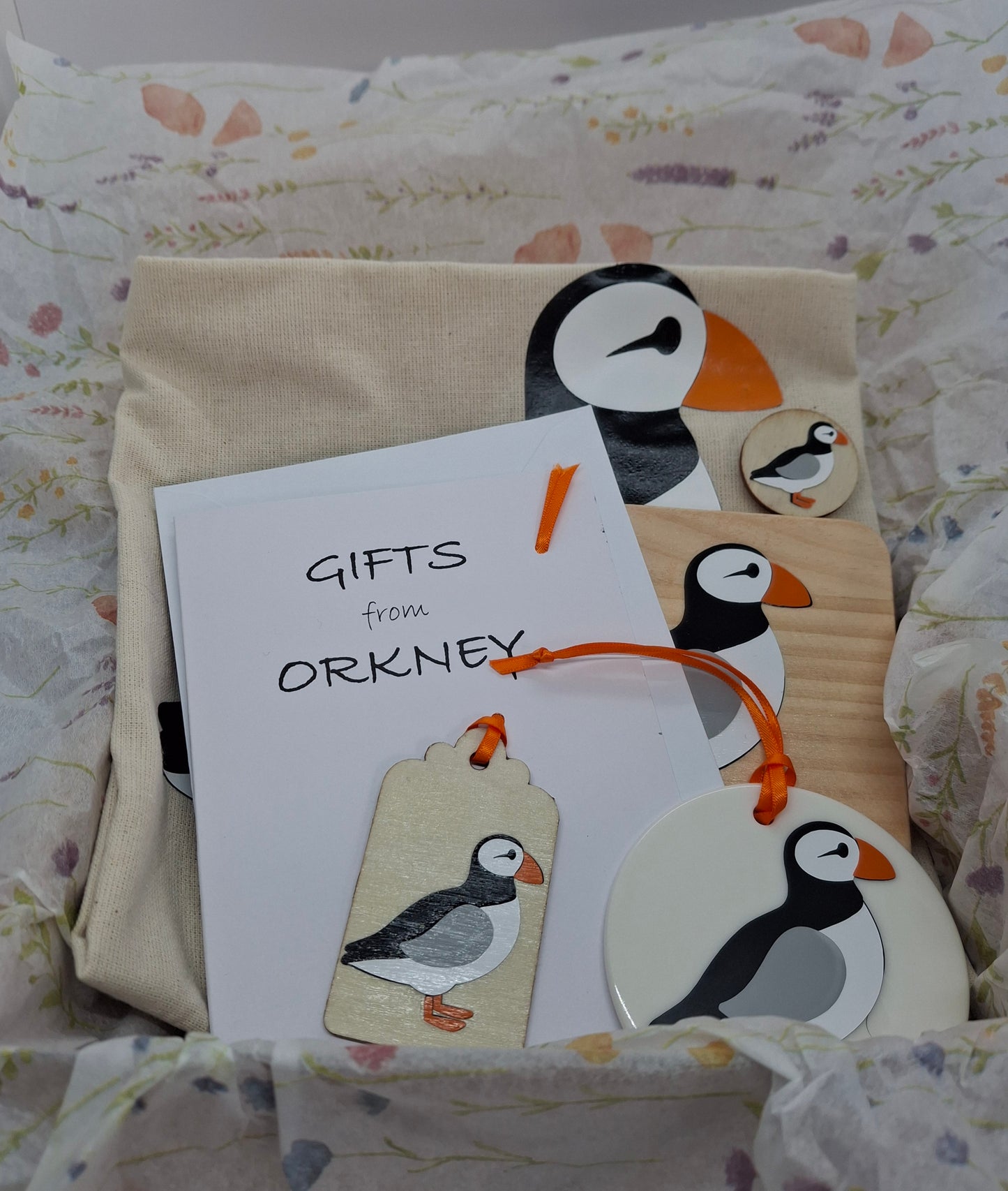 Orkney Puffin Gift Box