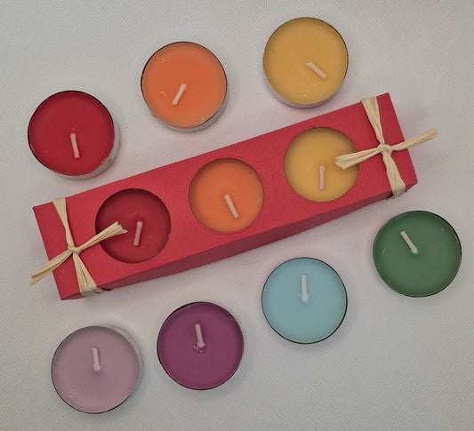 Rainbow Tealight Set