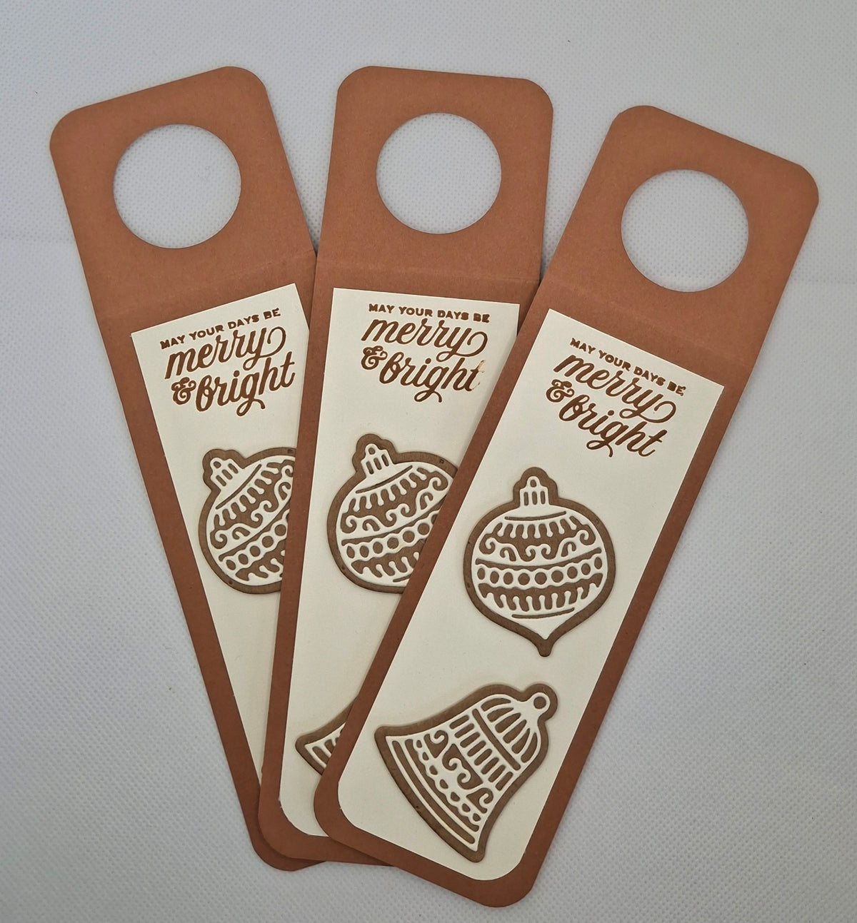 Christmas Wine Bottle Tags - Choice of 4 Designs