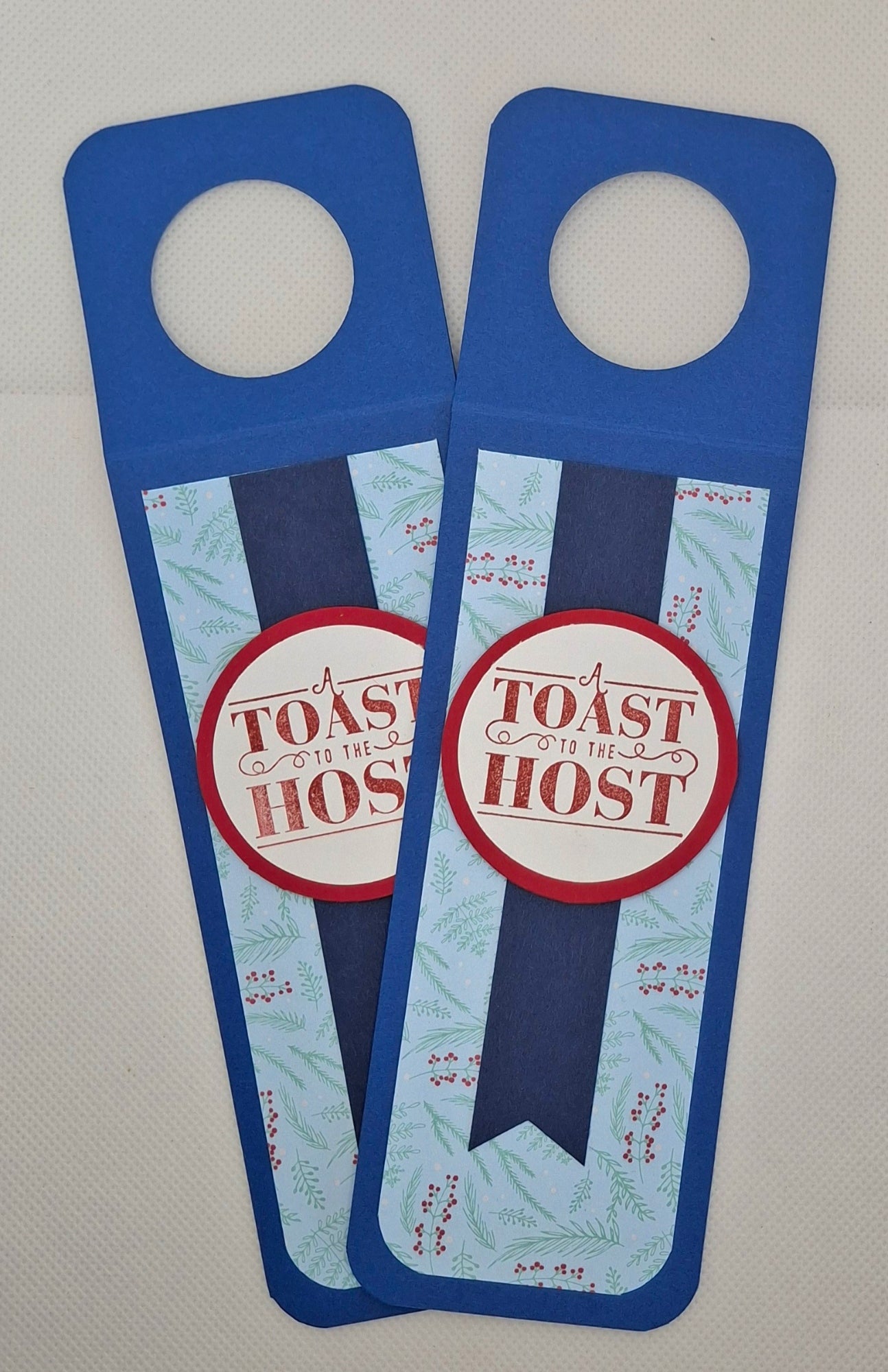 Christmas Wine Bottle Tags - Choice of 4 Designs