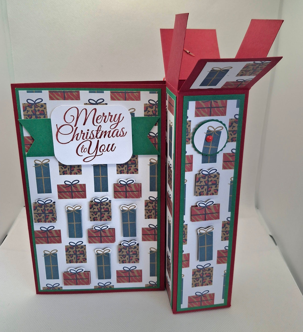 Christmas Gift Parcels Wine Bottle Gift Card