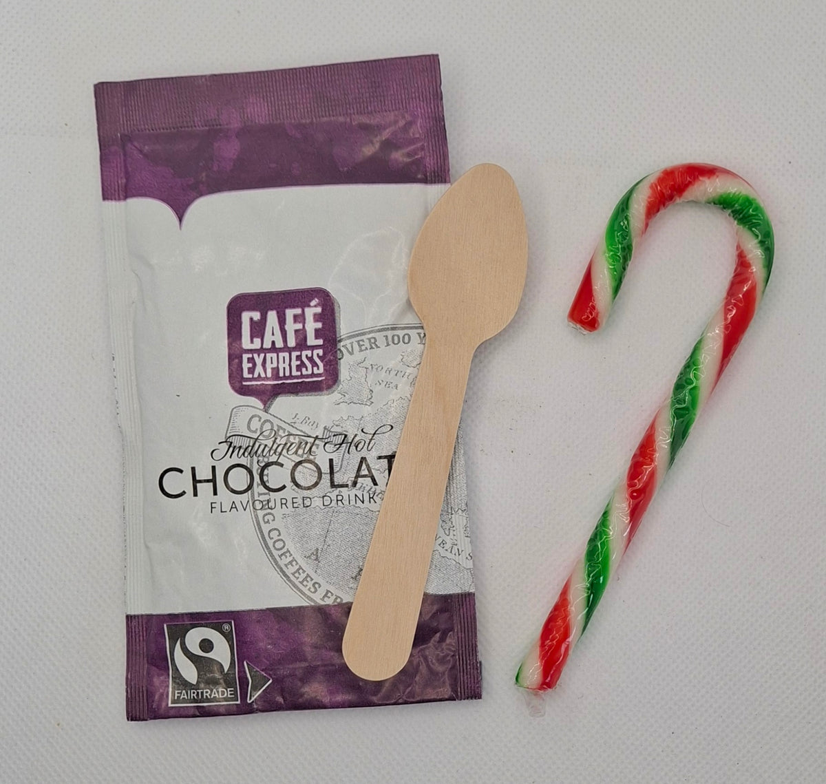 Jingle All the Way Hot Chocolate & Candy Cane Folder – Hand Decorated
