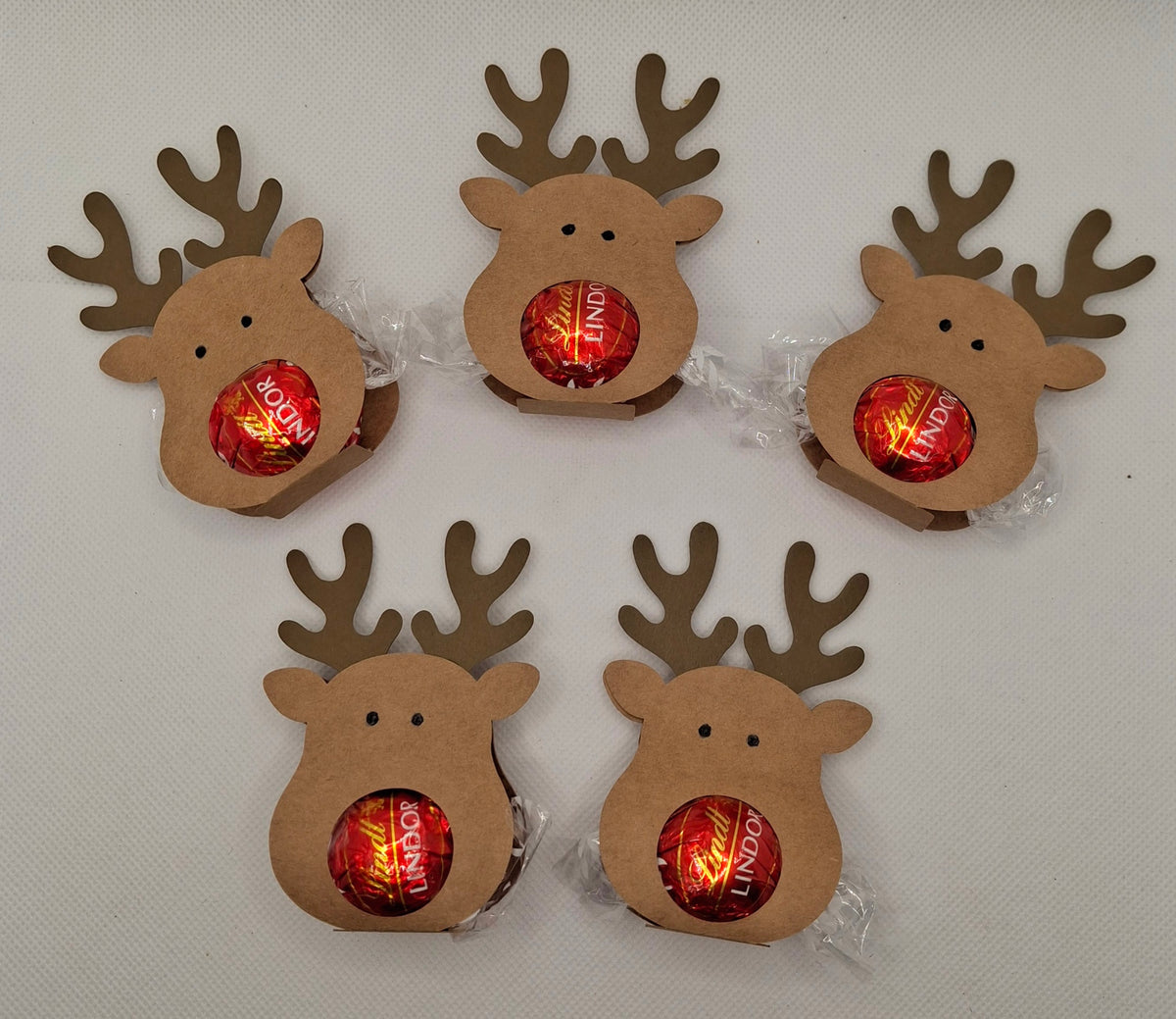 Handmade Reindeer Lindor Chocolate Holder