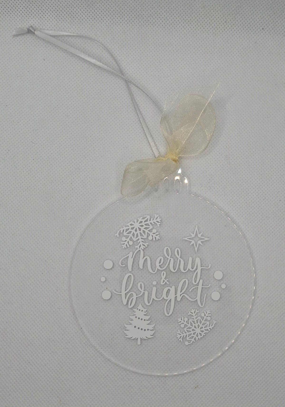Christmas Disc Decorations - Choice of Designs