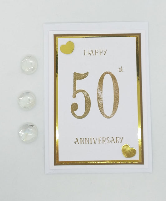 50th Wedding Anniversary Card
