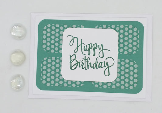 Happy Birthday Card - Choice of 5 Colours