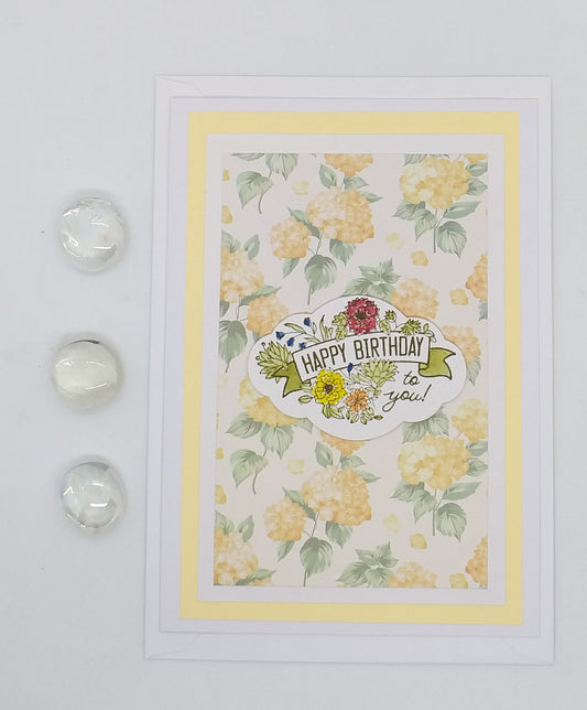 Happy Birthday Floral Card