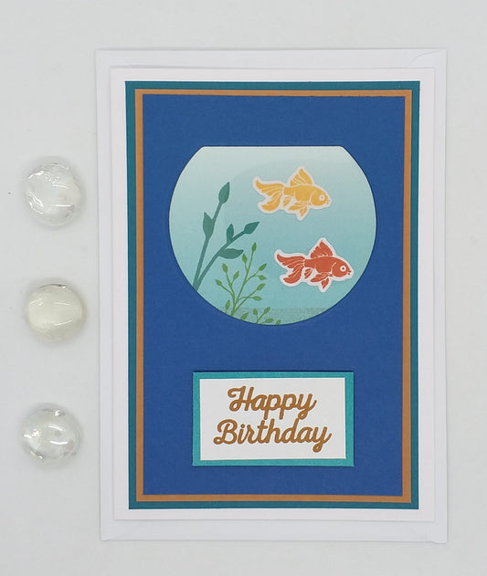 Happy Birthday Goldfish Card
