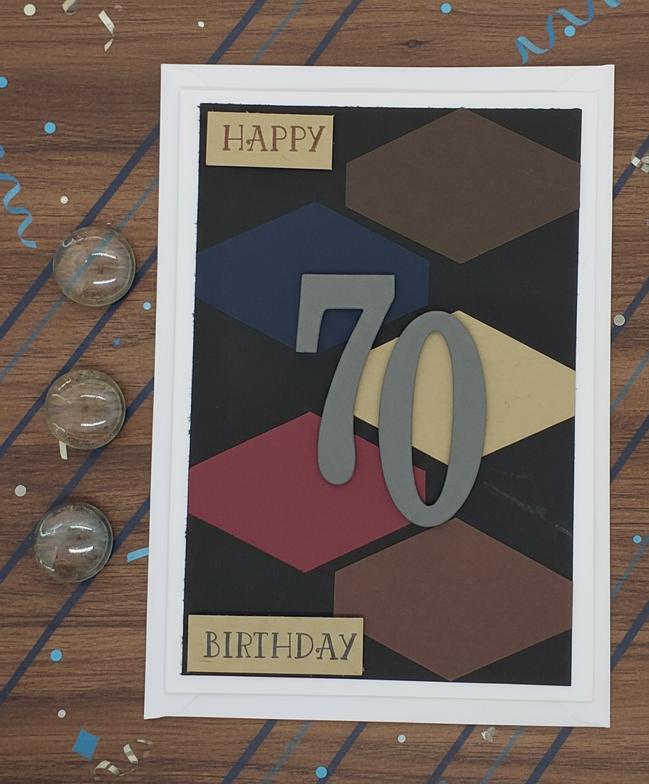 70th Birthday Card
