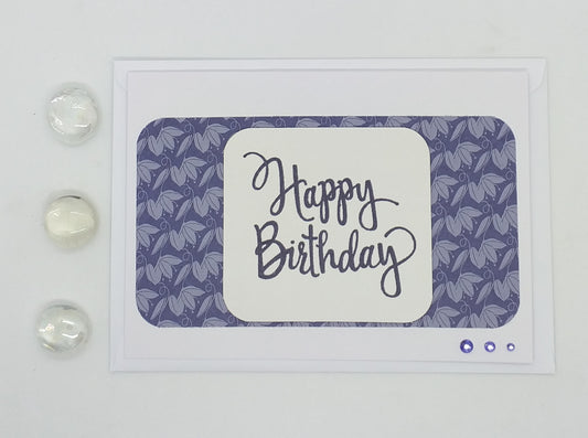 Happy Birthday Simple Card - Choice of 4 Designs