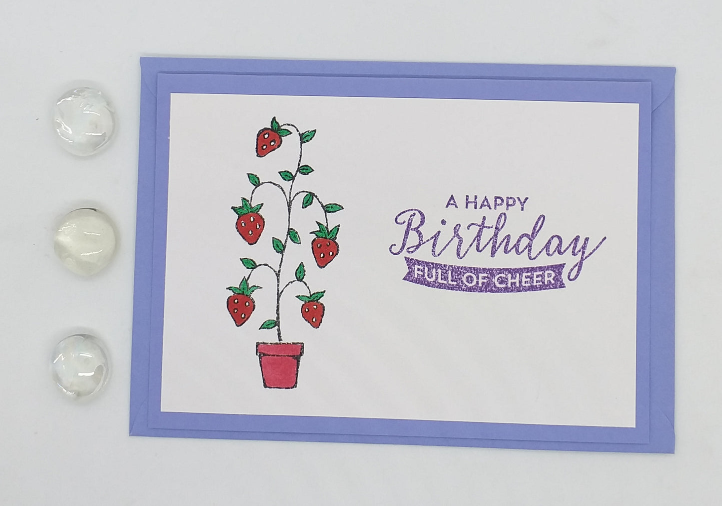 Strawberry Plant Birthday Card