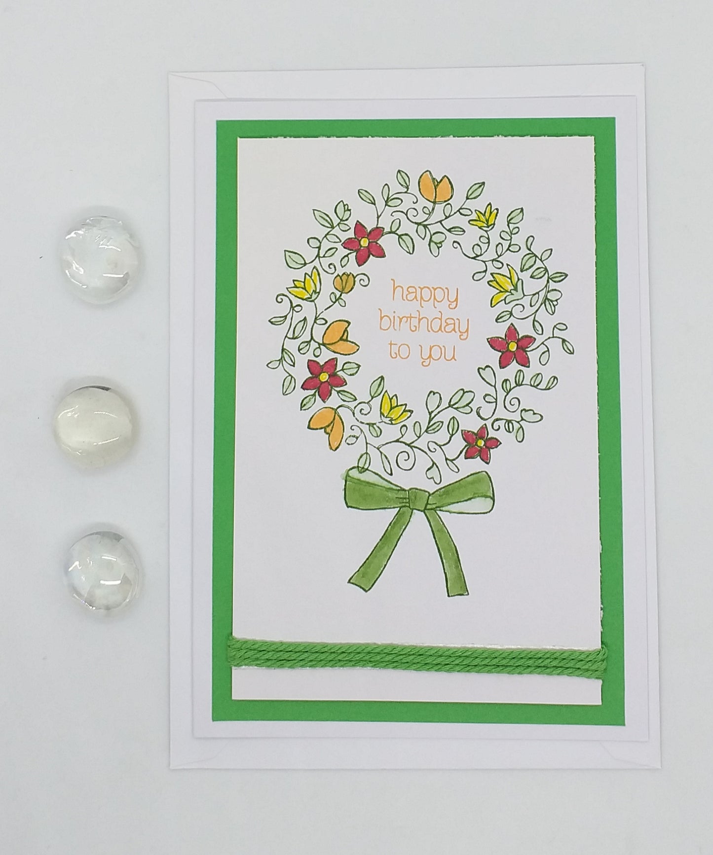 Happy Birthday Wreath Card