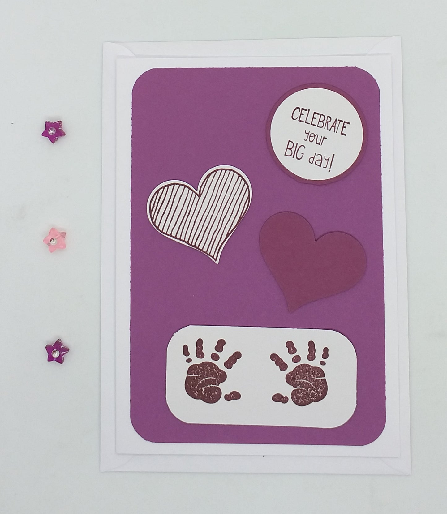 Celebrate Your Big Day Card - Purple