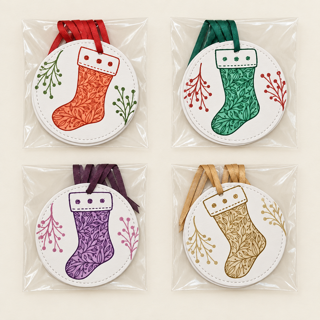 Cleaned-up Christmas gift tag photo