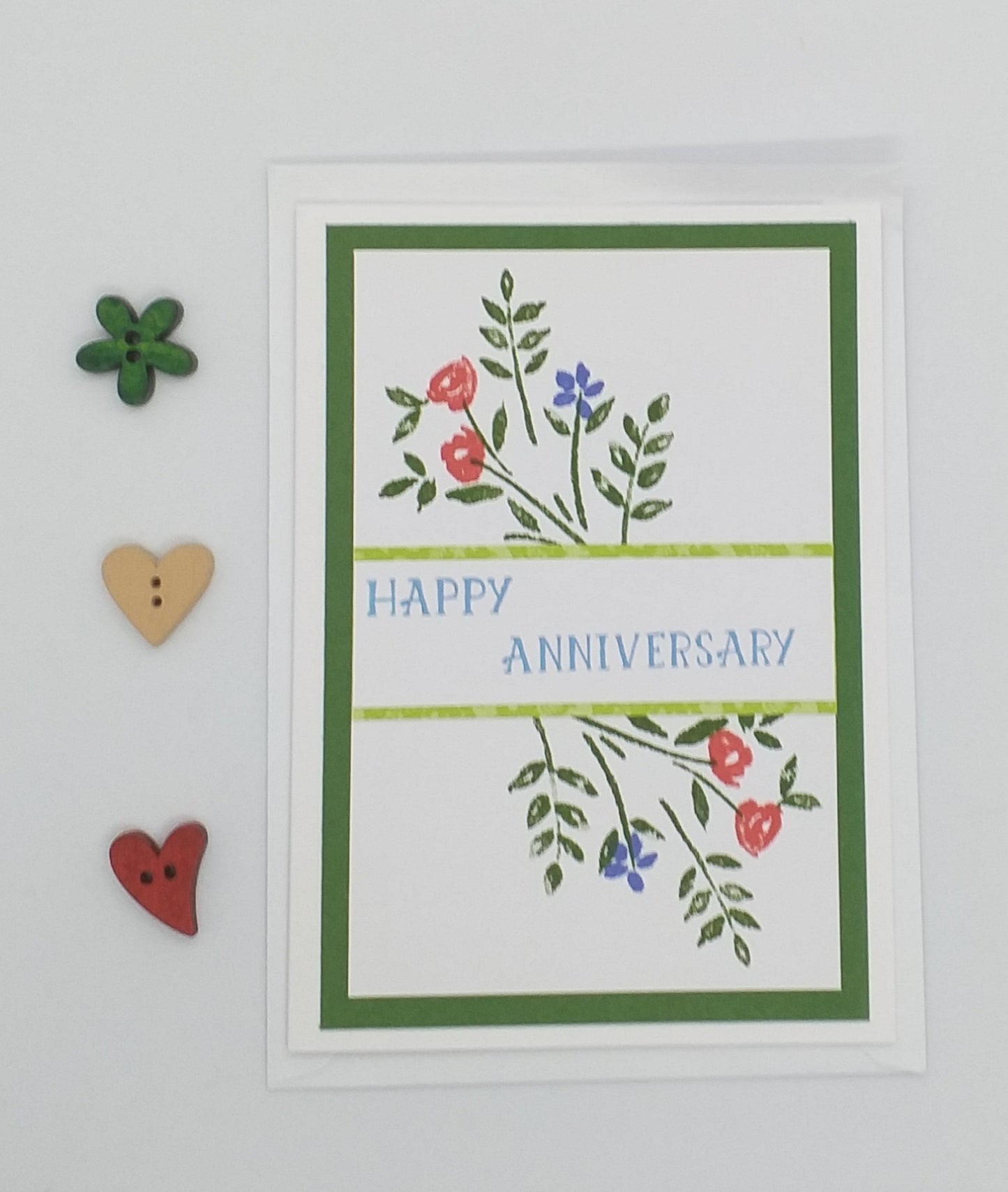 Happy Anniversary Card - Choice of 2 Colours
