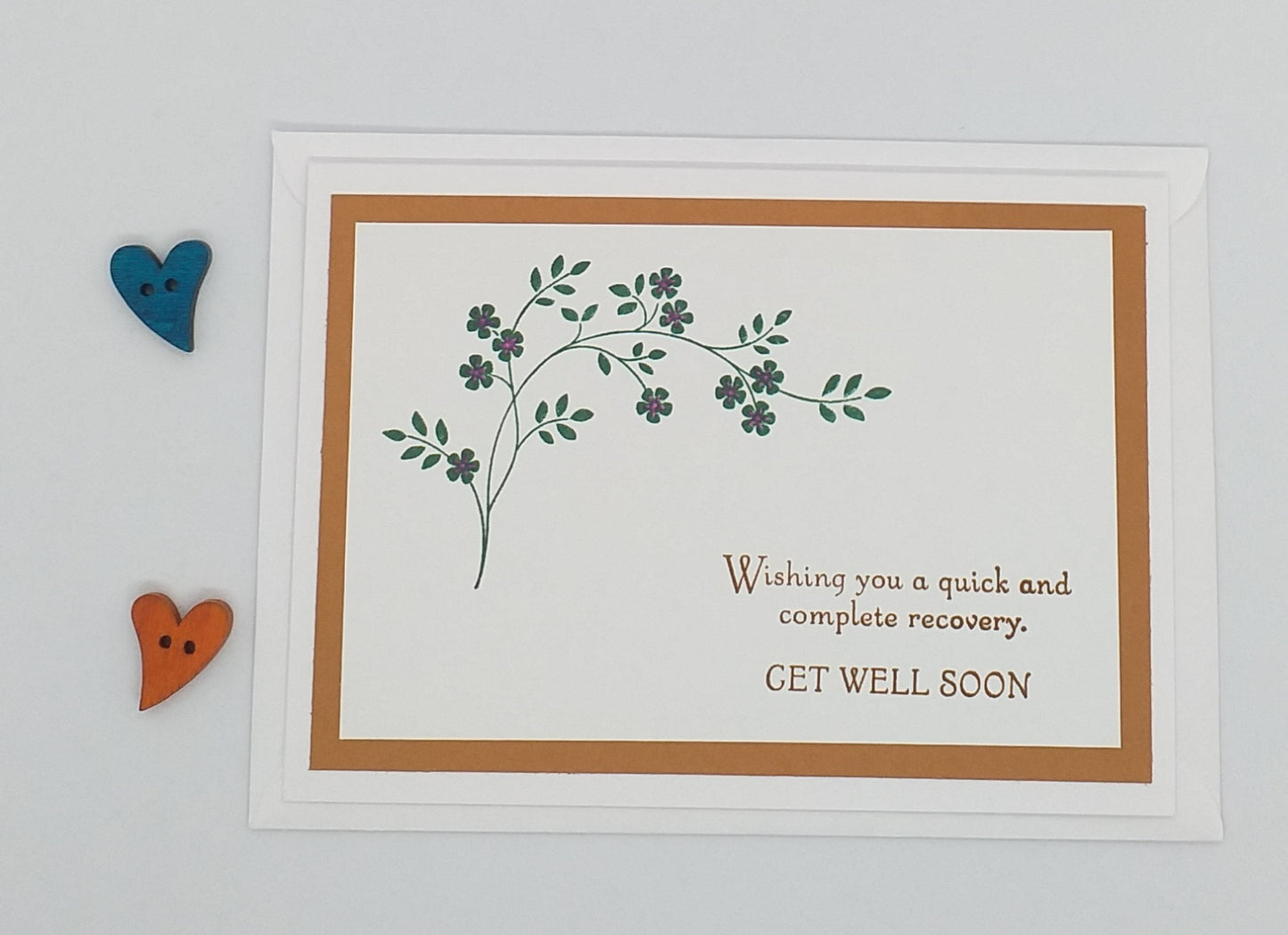 Get Well Soon Card - Choice of 3 Colours