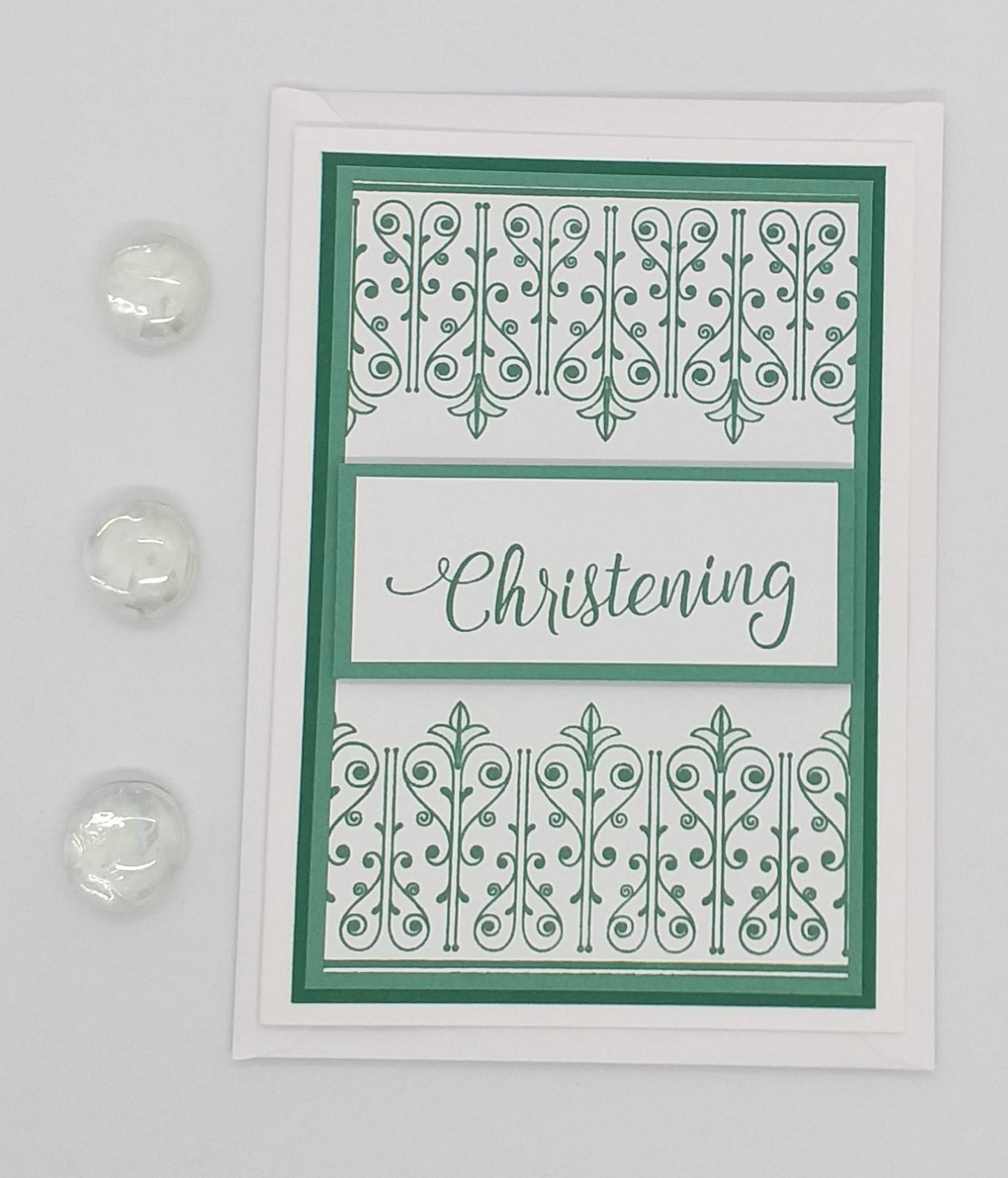 Christening Card - Choice of 2 Colours