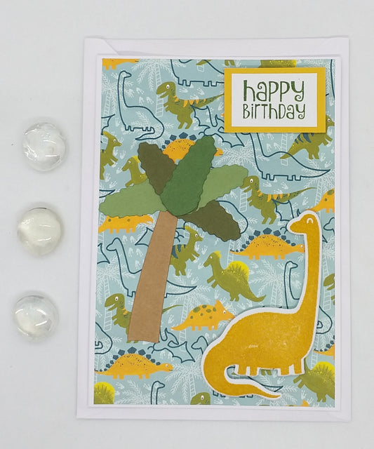 Happy Birthday Dino Card