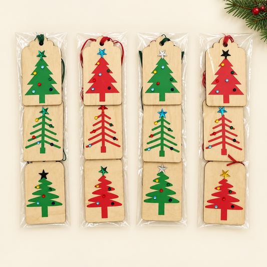 Packaged Christmas tree decoration sets