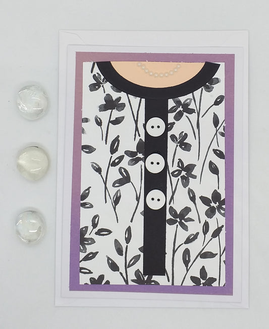 Ladies Blouse Card