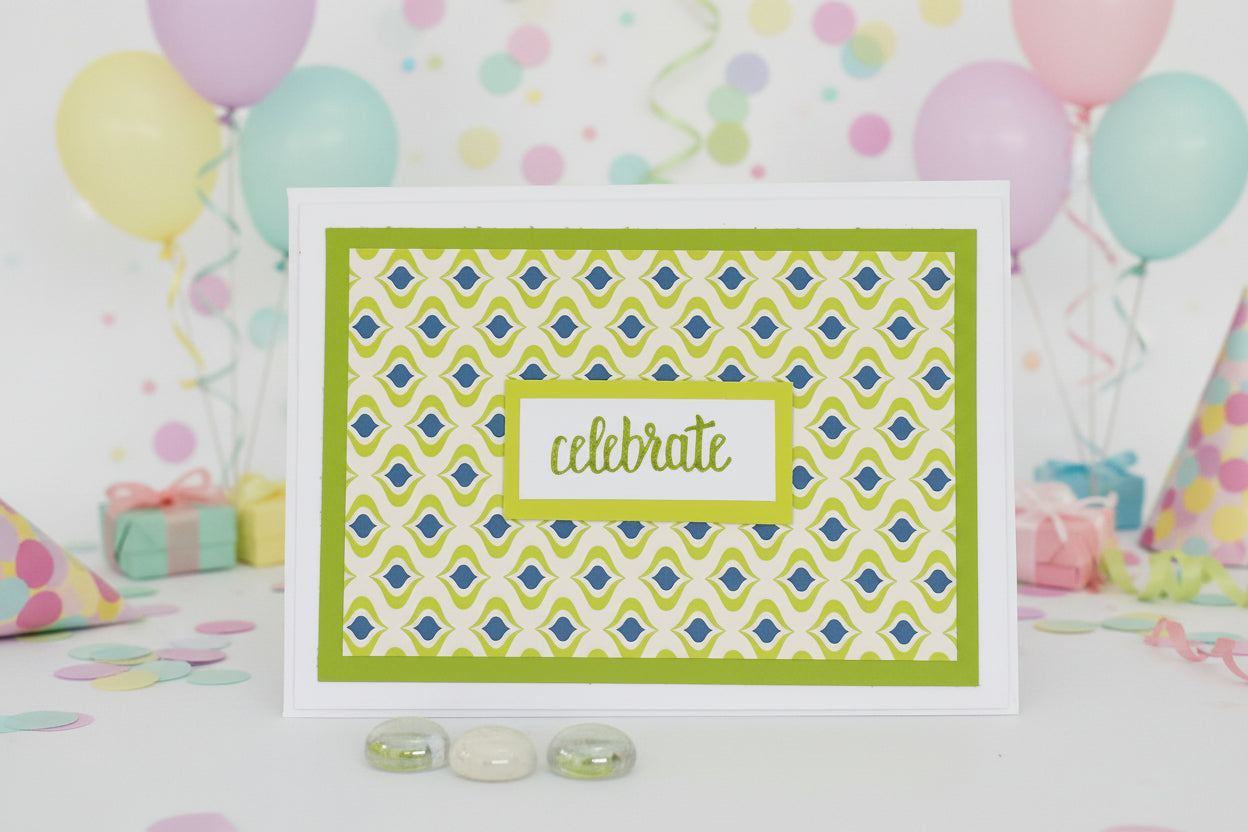 Large Celebrate Card - Choice of Designs