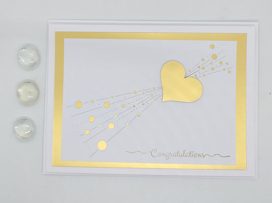 Large Congratulations Card - Choice of Colours