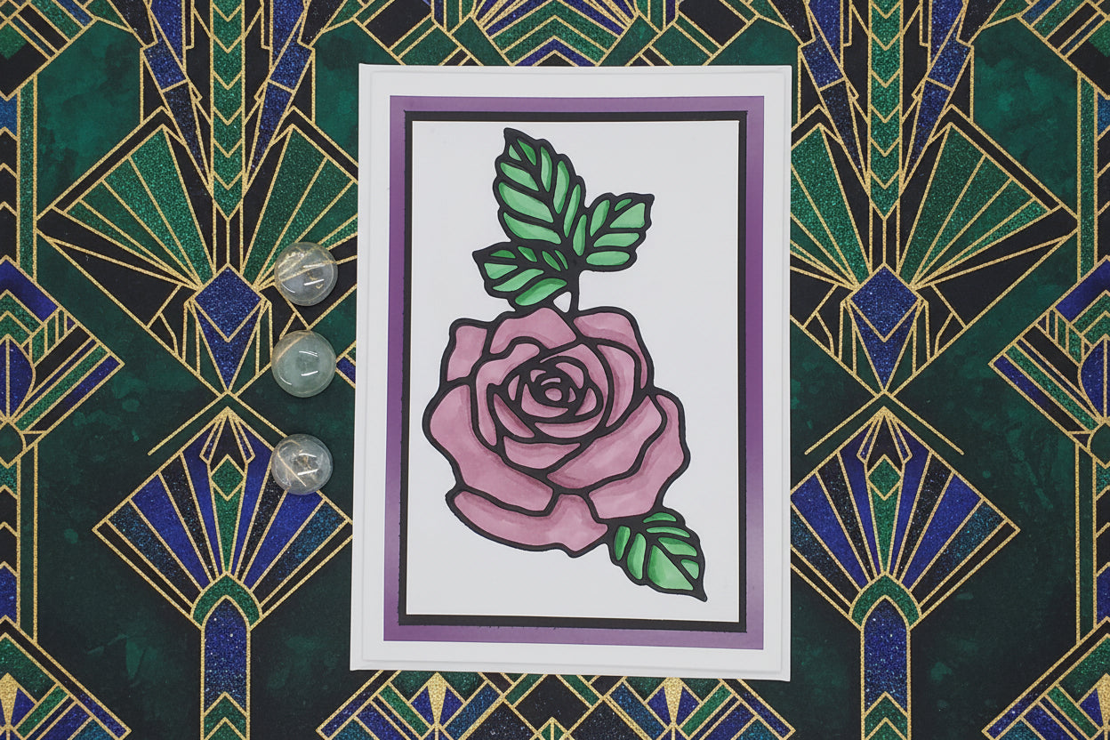 Large Mackintosh Inspired Design Card