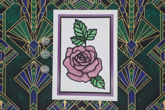 Large Mackintosh Inspired Design Card