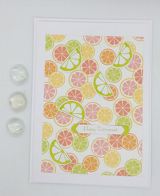 Large Retirement Card - Lemons