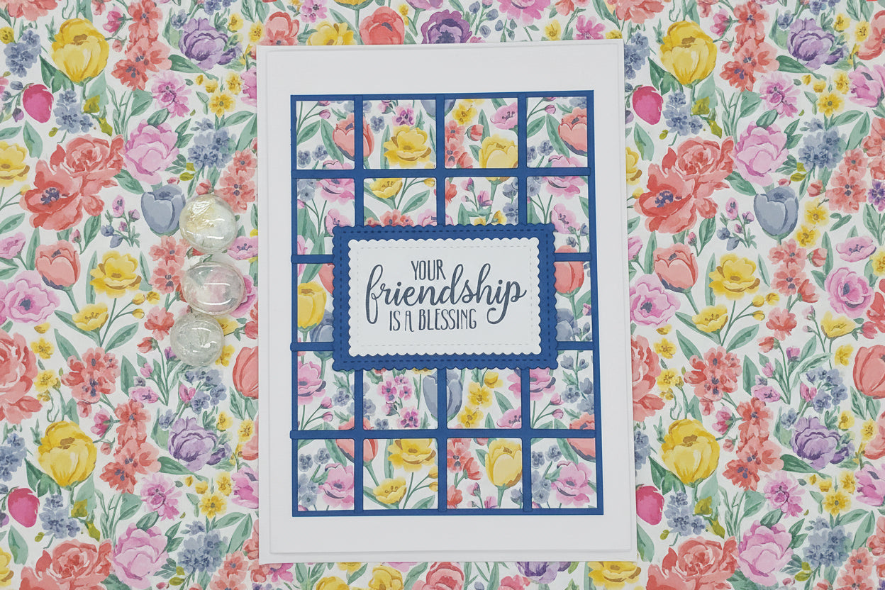 Large Your Friendship is a Blessing Card